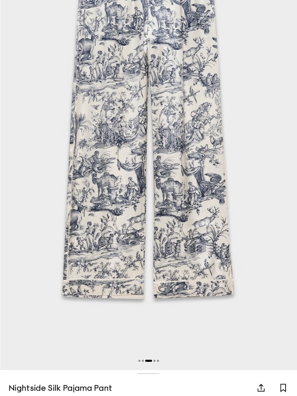 Aritzia Nightside Silk Pajama Pant - NWT
